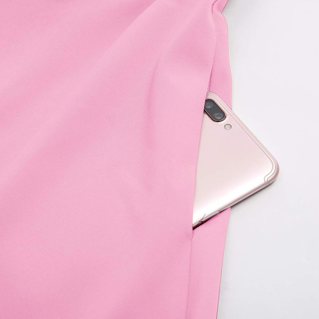 Women High Waisted a Line Skirt with Pockets
